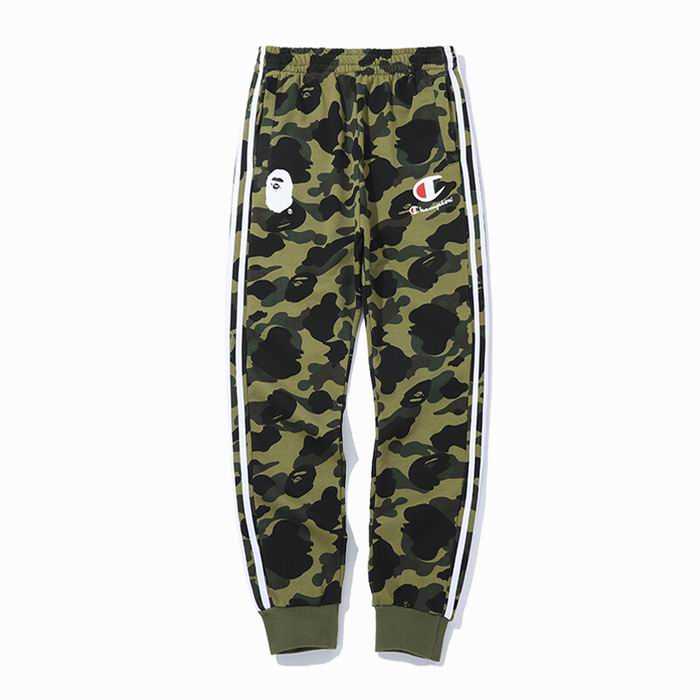 Bape X Champion Camo Sweat Pant