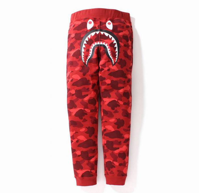 Bape Shark Red Camo Sweat Pant