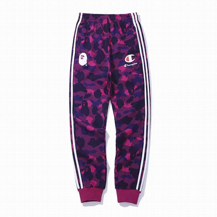 Bape X Champion Camo Sweat Pant