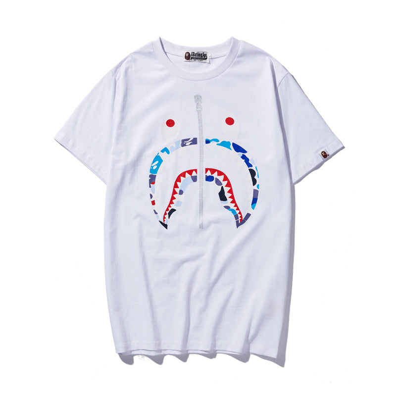 Bape Shark White Tee