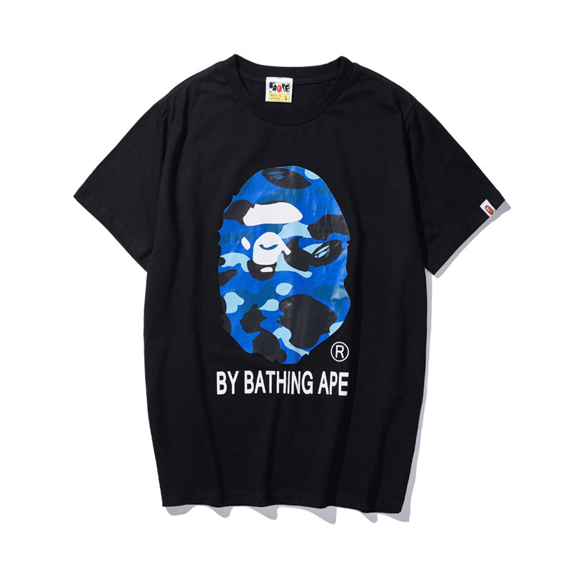 Bape Black Blue Camo Tee