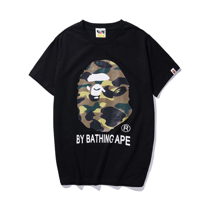 Bape Black Green Camo Tee