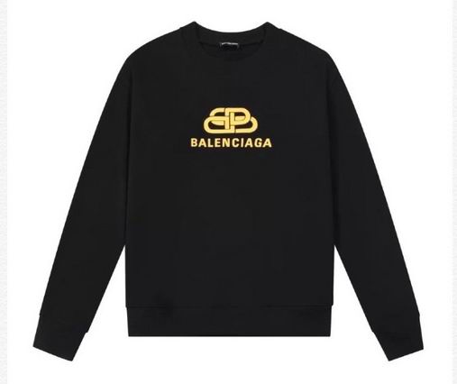 Balenciaga Logo Print Sweatshirt-Black