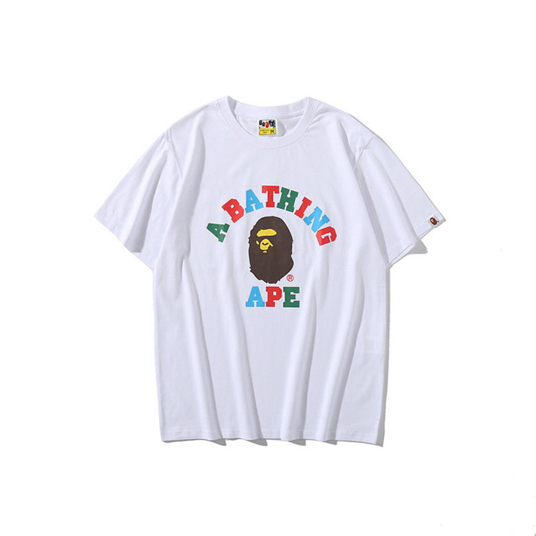 Bape Colors College Tee White