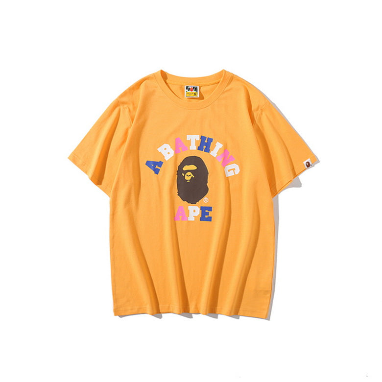 Bape Colors College Tee Yellow