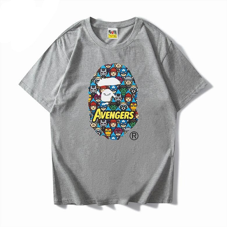 BAPE x Marvel Avengers Ape Head Tee Heather Gray
