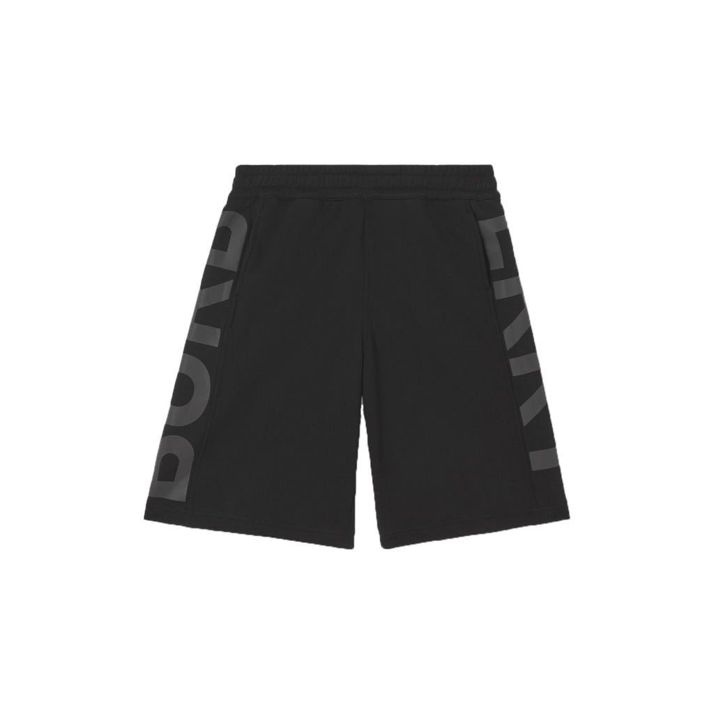 Burberry Logo Print Cotton Shorts