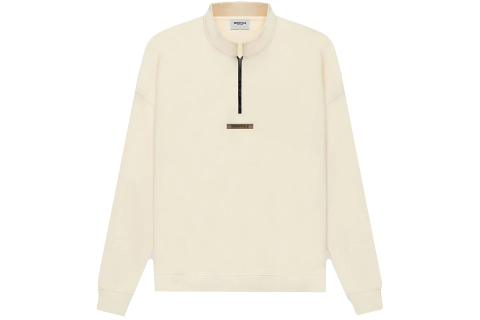 Fear of God Essentials Half Zip Sweater Cream/Buttercream