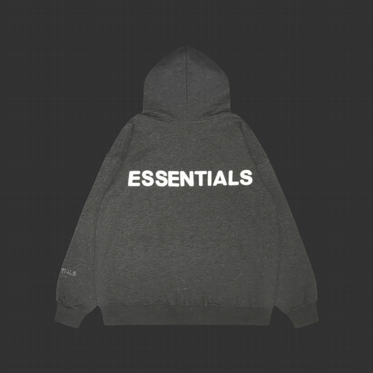 Fear Of God Back Logo Essentıals Reflective Heather Gray