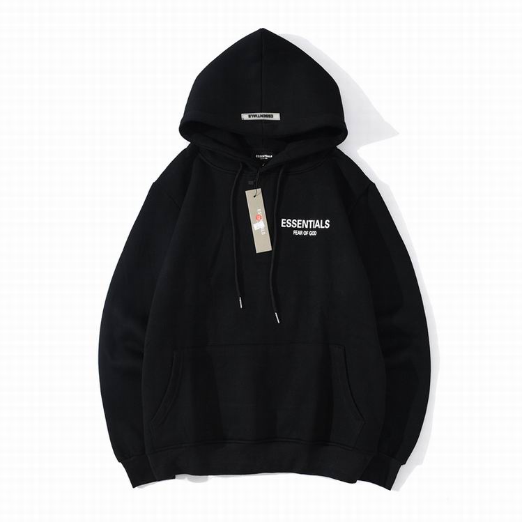 Fear Of God Autumn Logo Hoodie Black