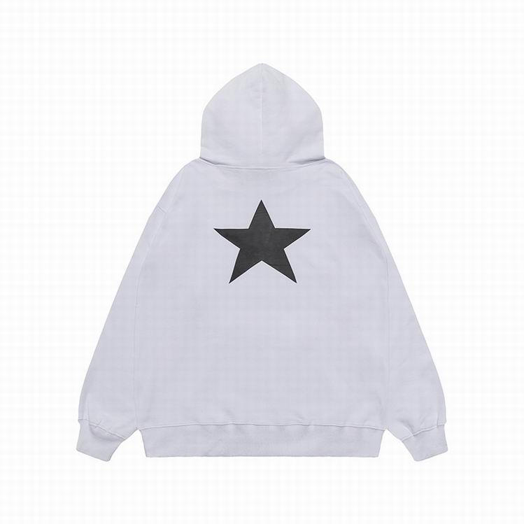 Fear Of God Essentials Back Star Logo Hoodie White