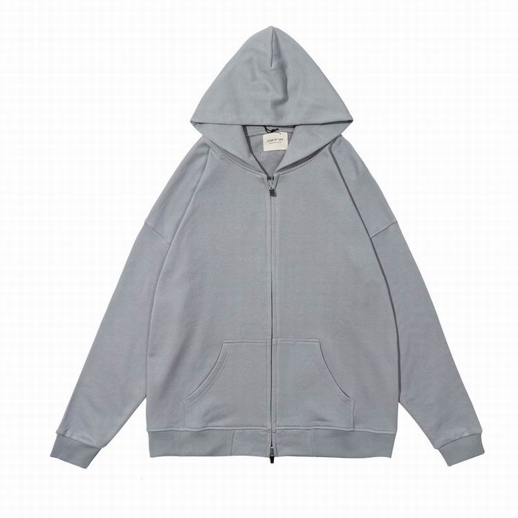 Fear Of God 6TH Collectıon Zipper Hoodie Gray