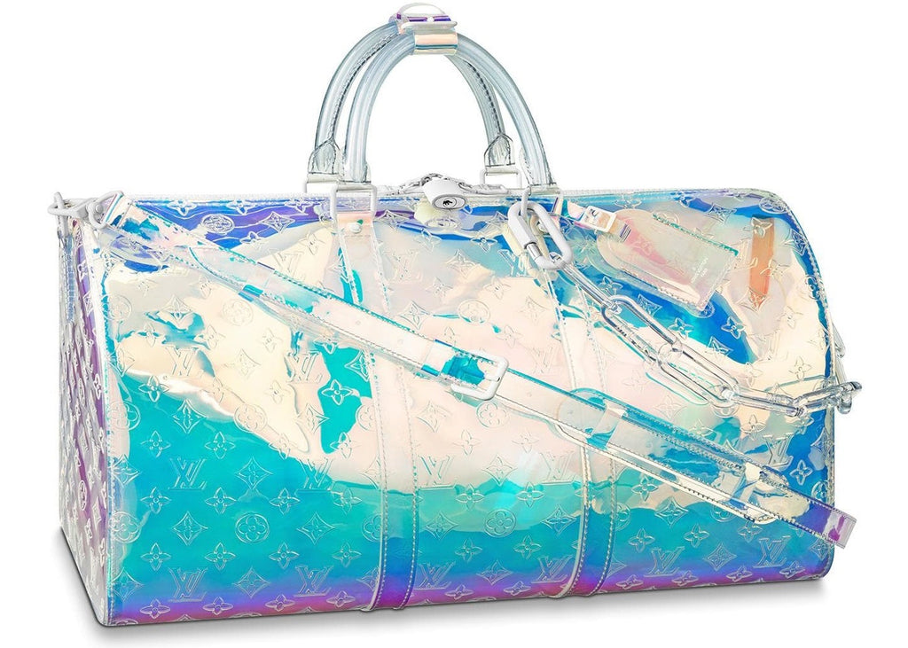 Louis Vuitton Keepall Bandouliere Monogram 50 Prism in PVC with Clear
