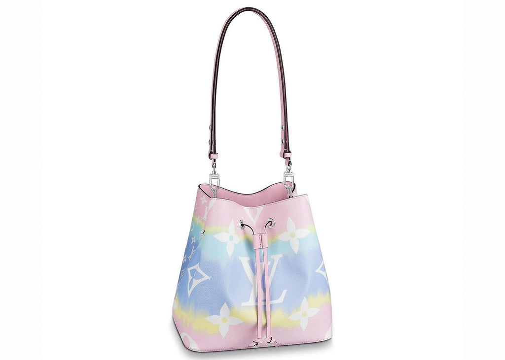 Louis Vuitton NeoNoe LV Escale MM Pastel in Coated Canvas/Cowhide Leather with Silver-tone