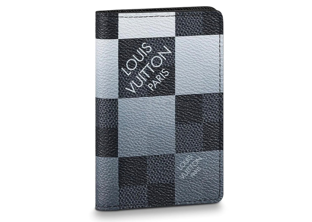 Louis Vuitton Pocket Organizer Damier Graphite Giant (3 Card Slot) White in Coated Canvas