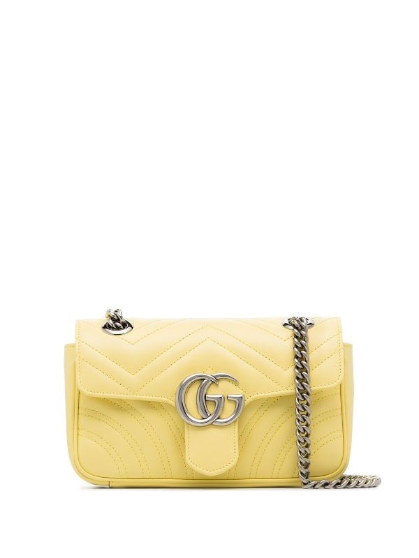 Gucci GG Marmont shoulder bag Yellow