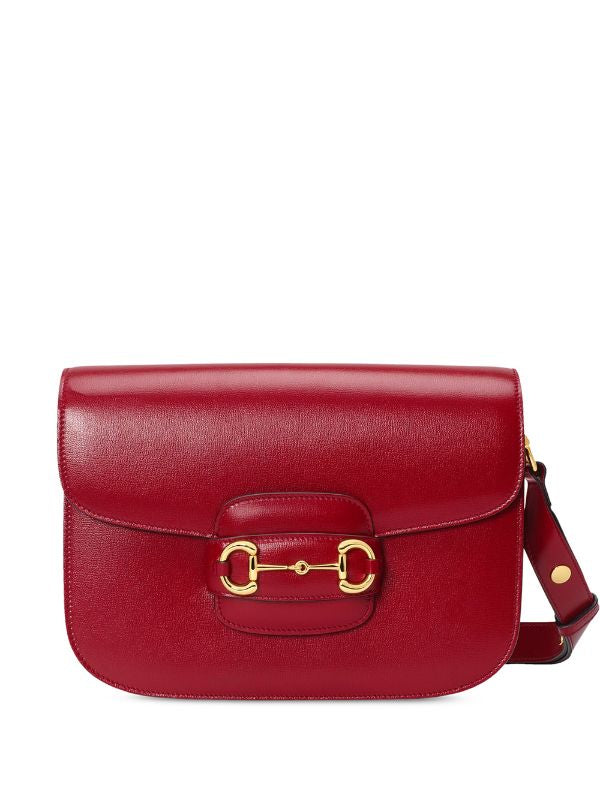 Gucci 1955 Horsebit shoulder bag  Red