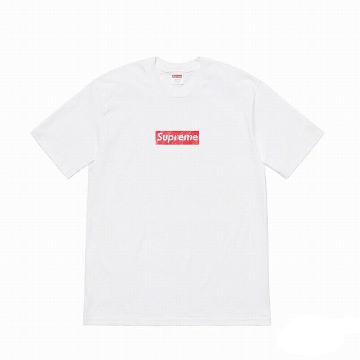 Supreme Svaroski Box Logo White T shirt