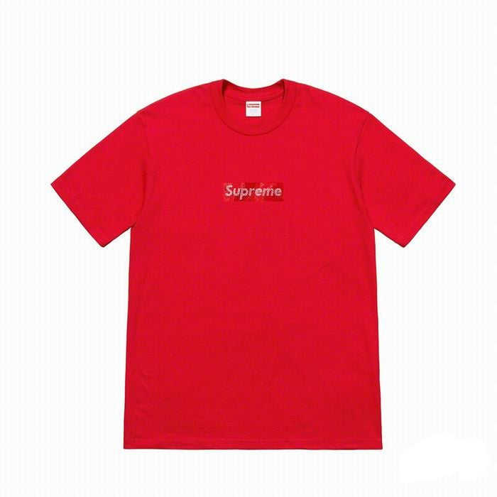 Supreme Svaroski Box Logo Red T shirt