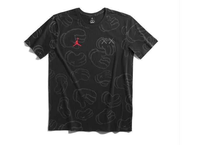 KAWS x Air Jordan Tee Black