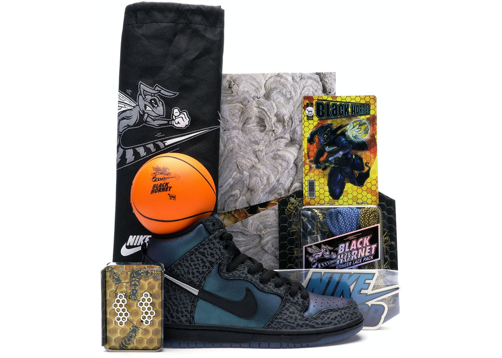 Nike SB Dunk High Pro QS “Black Sheep - Black Hornet” (SPECIAL BOX)