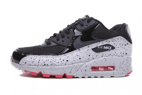 Nike Air Max 90 Essential Black White Red Varsity