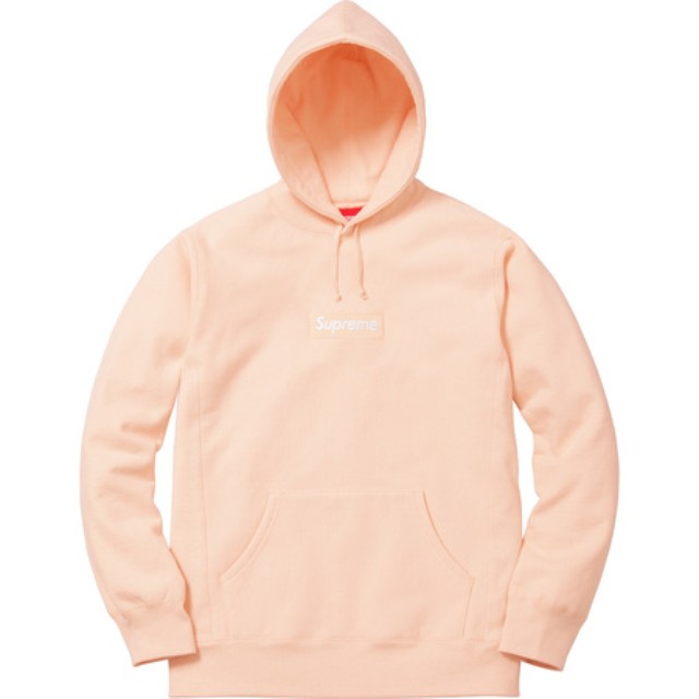 Supreme Box logo Peach