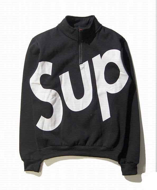 Supreme Half Zipper Crewneck Black