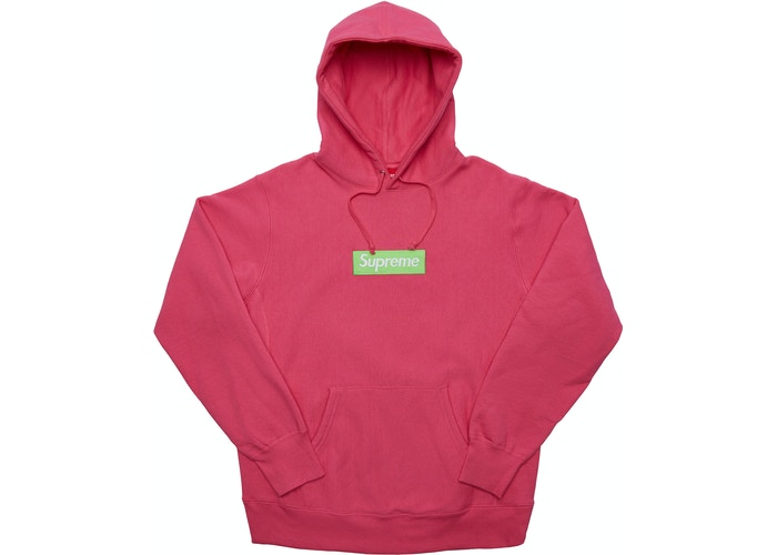 Supreme Box Logo Hoodie Pink
