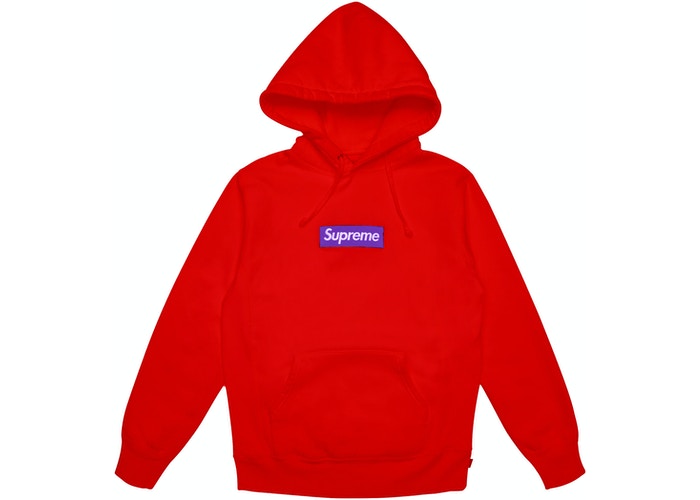 Supreme Box Logo Hoodie Red