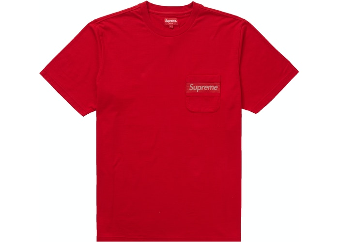 Supreme Mesh Stripe Pocket Red