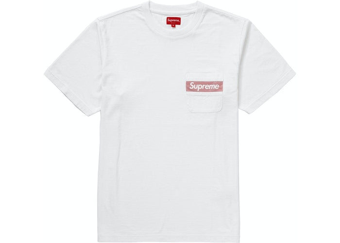 Supreme Mesh Stripe Pocket White