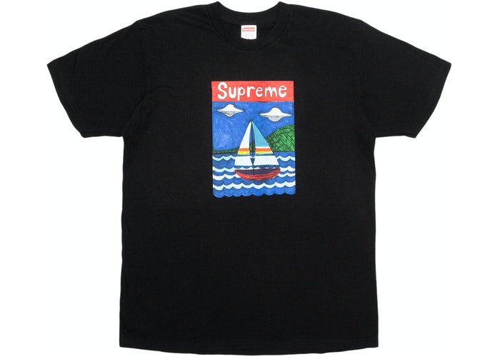Supreme Sailboat Tee Black