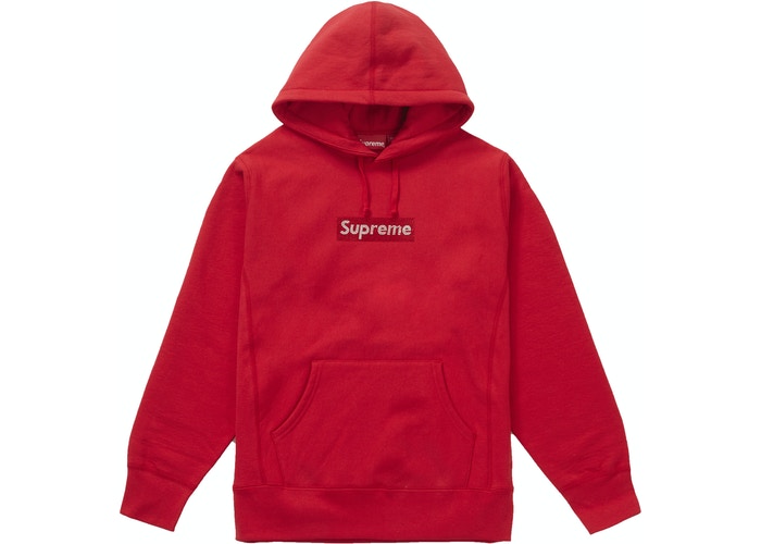 Supreme Svaroski Box logo Red
