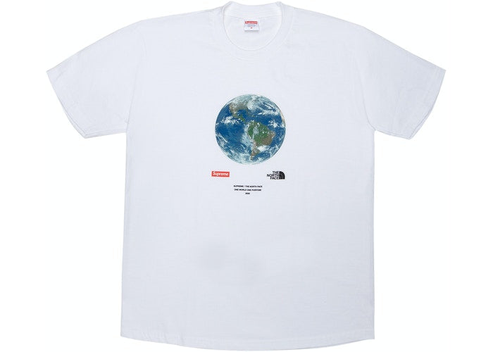 Supreme x The North Face One World Tee White