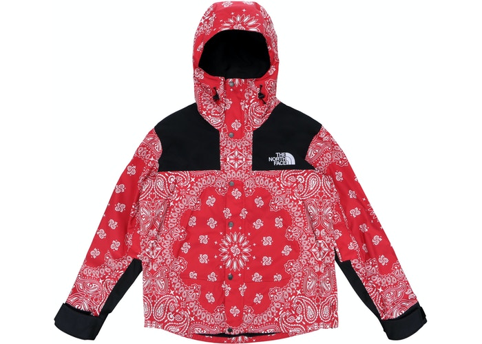 Supreme The North Face Bandana Mountain Jacket Red