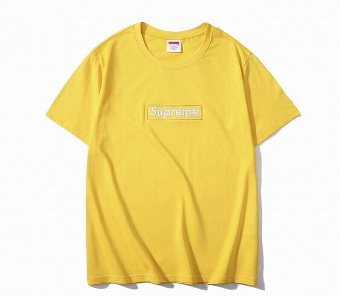 Supreme Box Logo Yellow T shirt