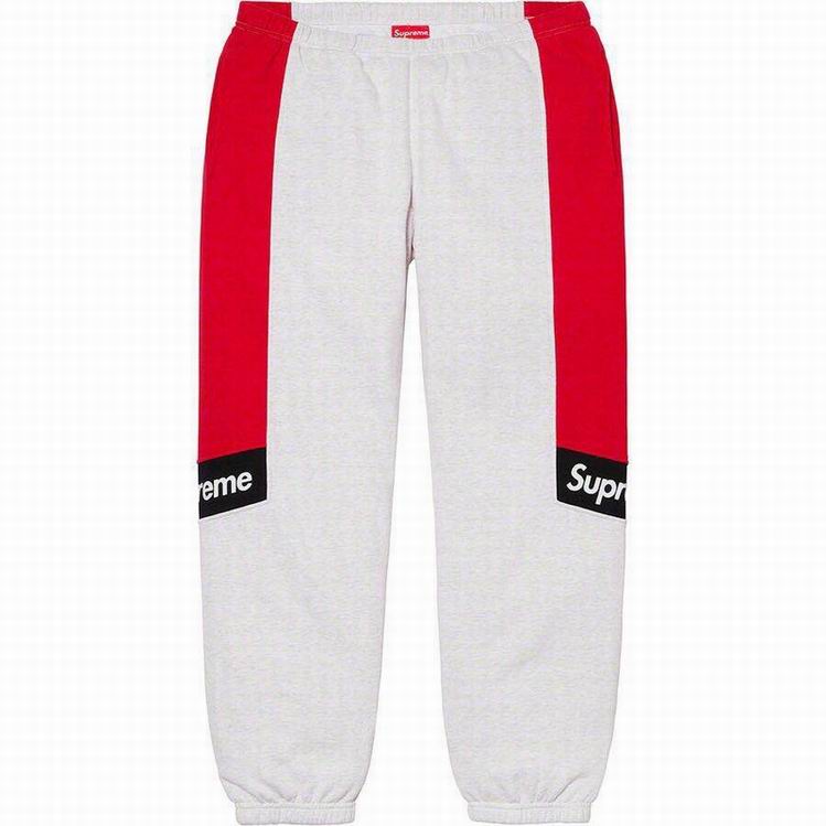 Supreme Color Blocked Sweatpant Ash Gray