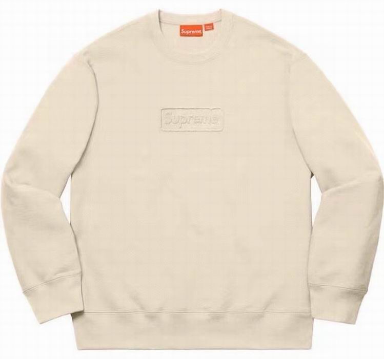 Supreme Cutout Logo Crewneck Natural