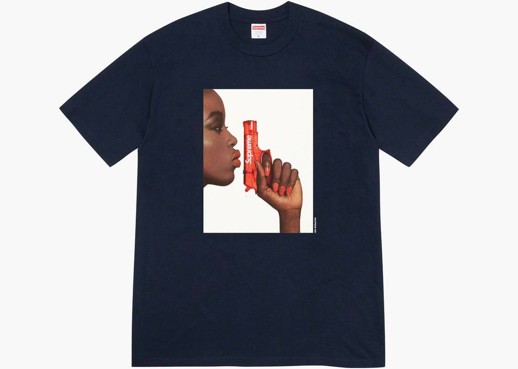 Supreme Water Pistol Tee Navy