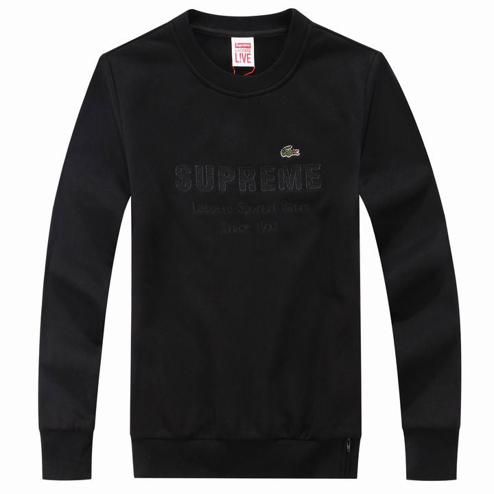 Supreme Crewneck Lacoste Black