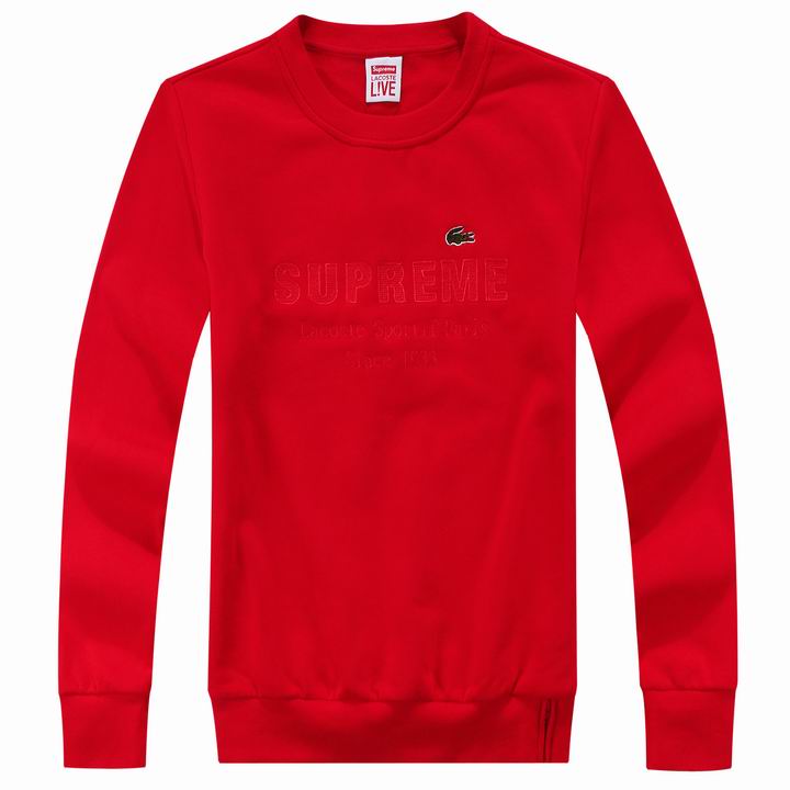 Supreme Crewneck Lacoste Red
