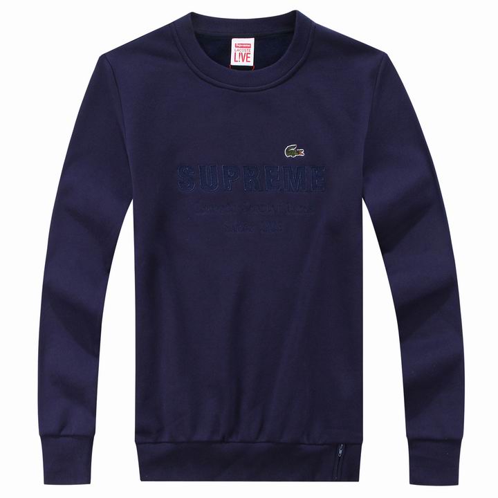 Supreme Crewneck Lacoste Navy
