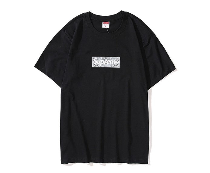 Supreme Bandana Box Logo Black T shirt