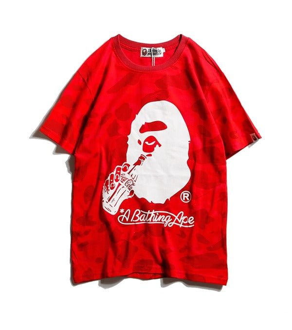 Bape Coke Red Camo