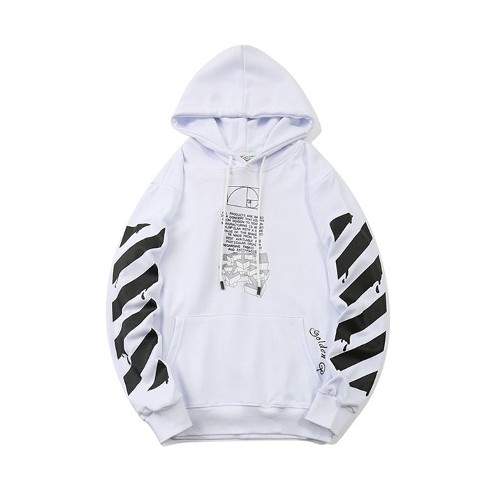 OFF-WHITE Dripping Arrows Incompiuto Pullover White
