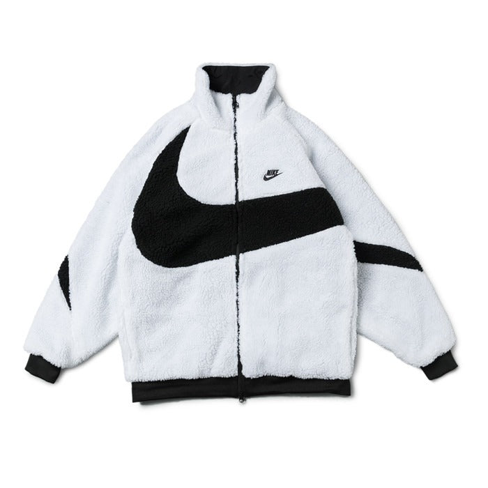 Nike BIG SWOOSH Double Sided Polar Jacket White