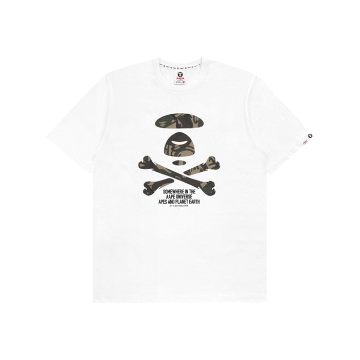 Aape White Camo Tee