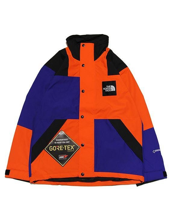 THE NORTH FACE RAGE GTX SHELL JACKET  AZTEC BLUE x PERUSHAN ORANGE