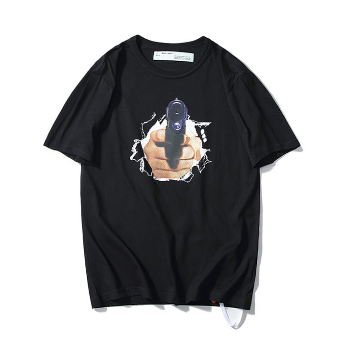 OFF-WHITE Gun Black Tee